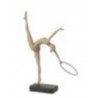 GYMNASTE CERCLE S/SOCLE RESINE